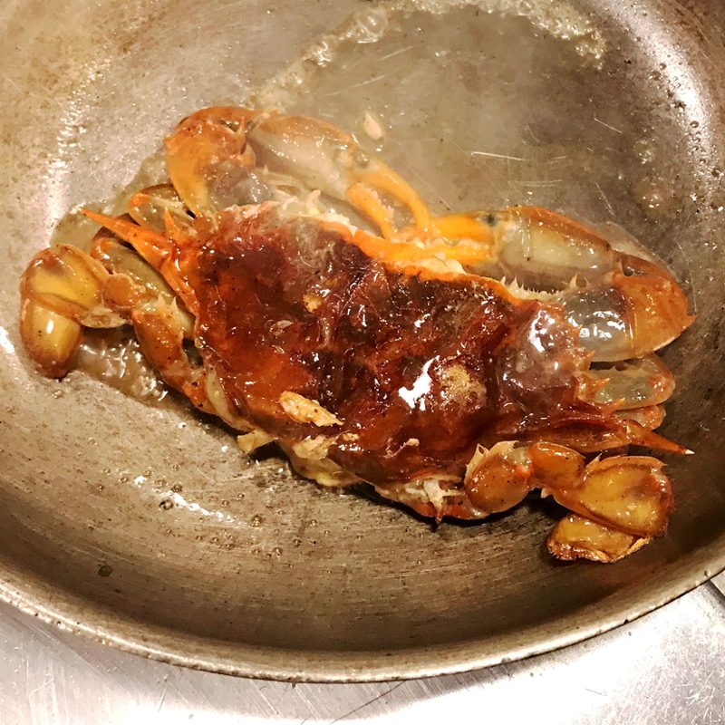 Soft-shell crab La Toque