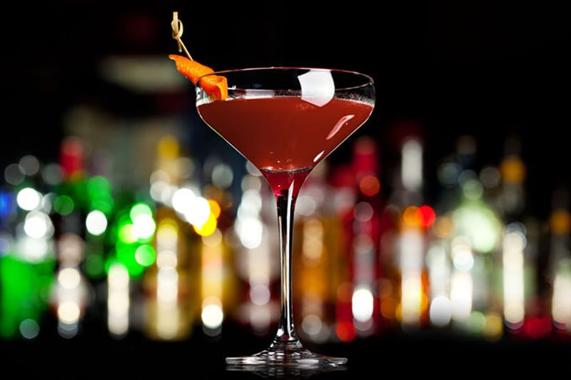 Blood and sand cocktail