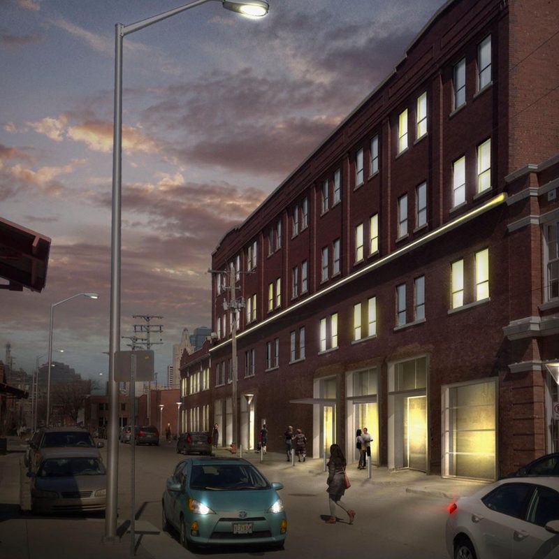 new crossroads hotel kansas city former pbr plant renderings exterior 02 2
