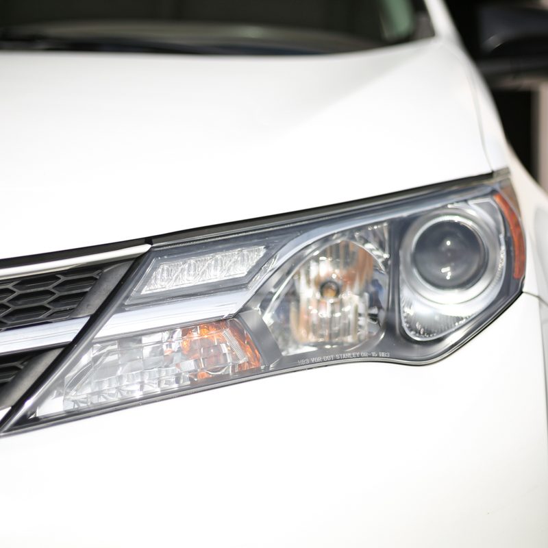 A clean headlight