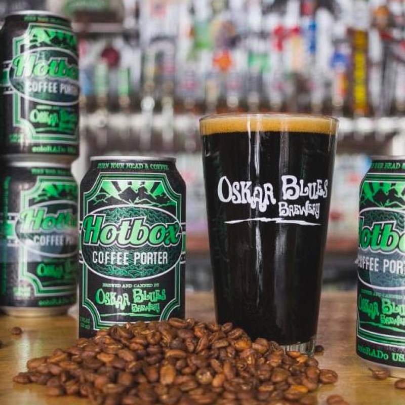 oskar blues brewery and hot box coffee