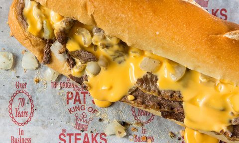 pat's king of steaks philly cheesesteak
