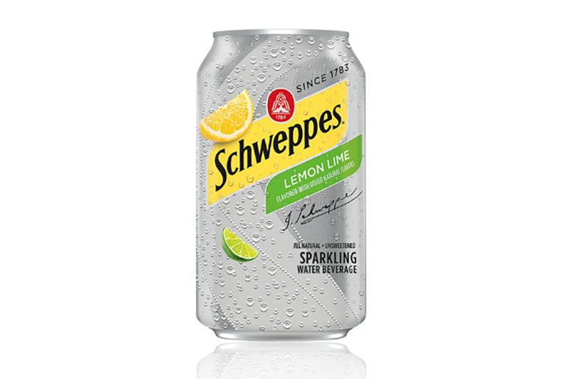 Schweppes lemon lime sparkling water