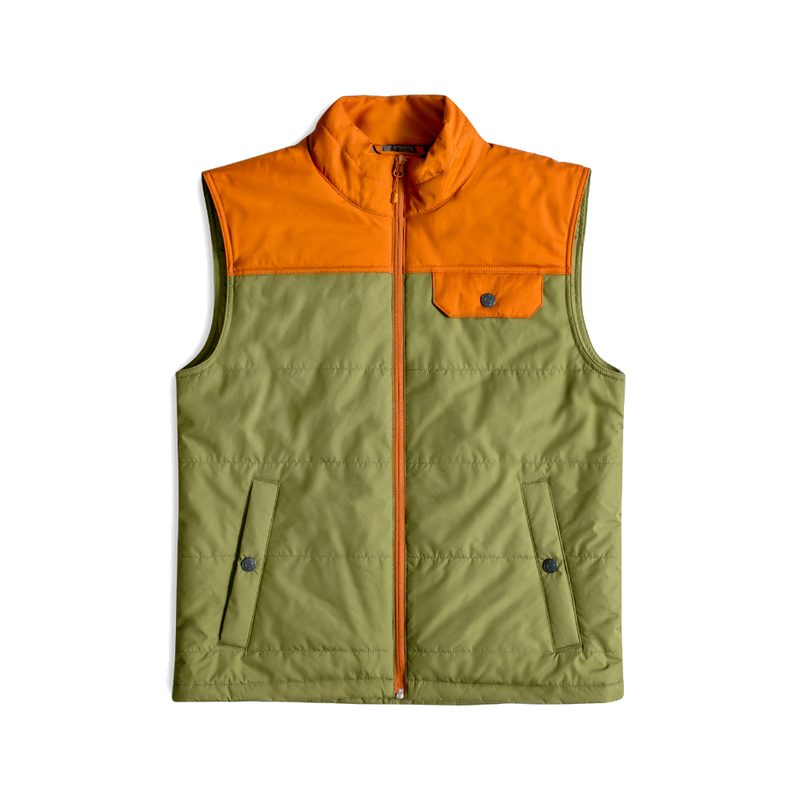 united by blue bison puffer jacket vest