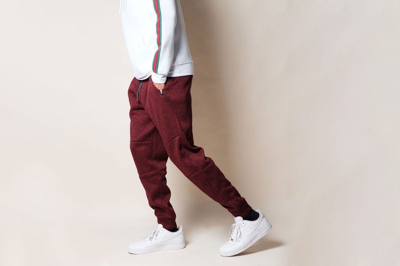 Brooklyn Cloth Wine Cozy Knit Jogger Pants