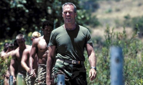Clint Eastwood in Heartbreak Ridge