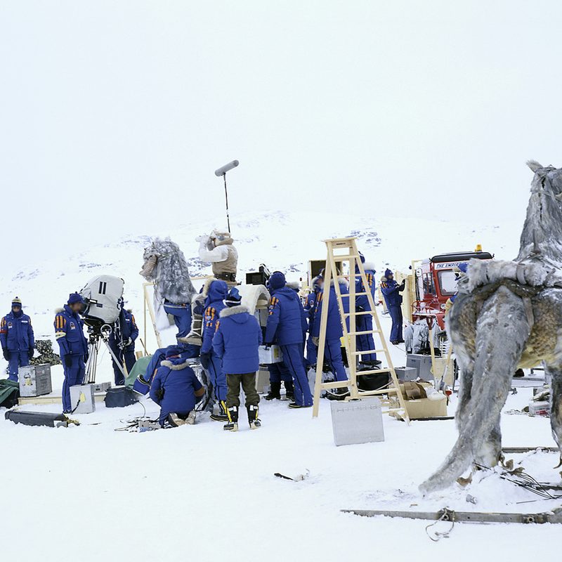 Columbia Star Wars Empire Crew Parka Set Photo - Tauntauns on Set