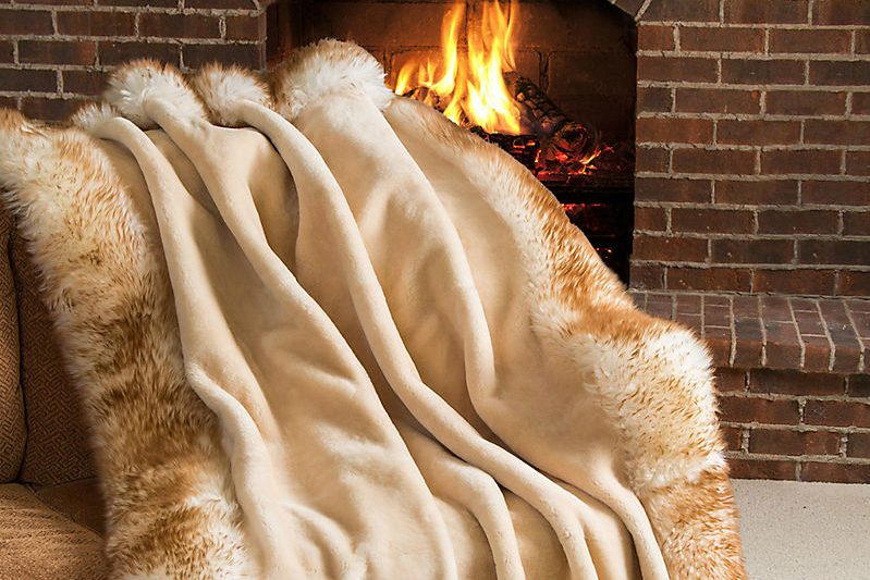 Overland Nordic Palace Premium Australian Sheepskin Throw.
