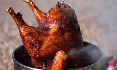 A deep-fried turkey