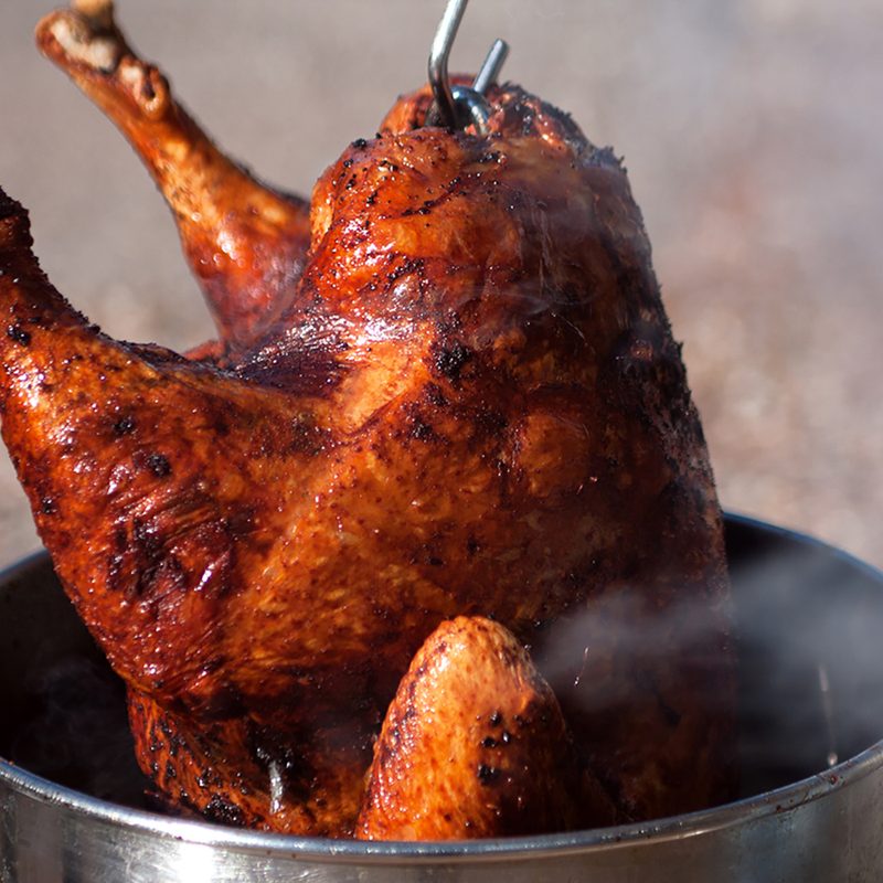 A deep fried turkey
