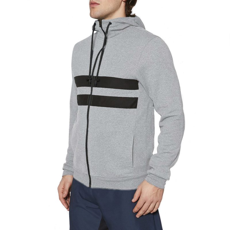 iffley road performance apparel feature fife striped hooded sweatshirt
