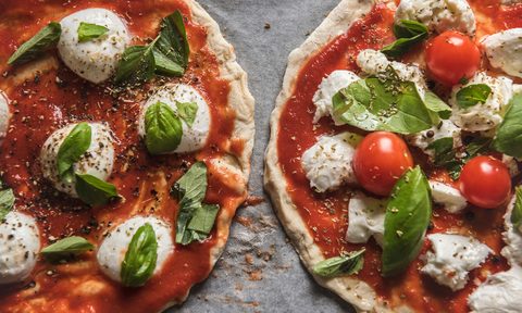 margherita pizza fresh