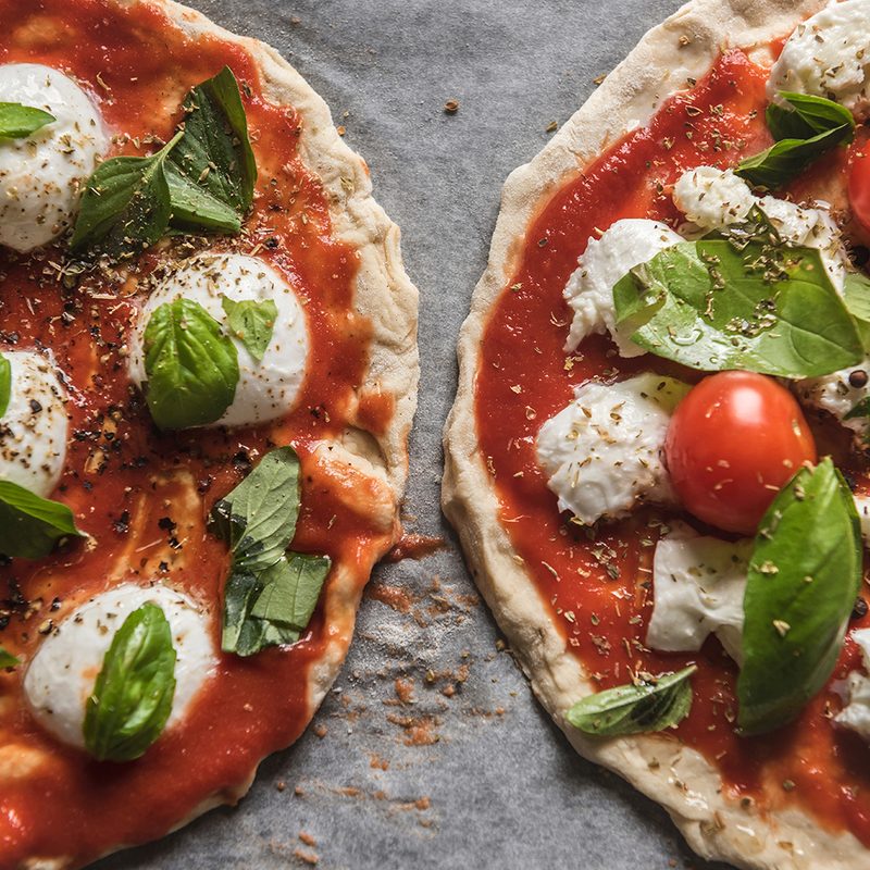 margherita pizza fresh