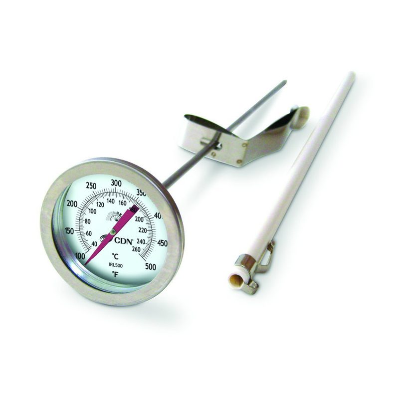 CDN long-Stem fry thermometer – 12 inches silver