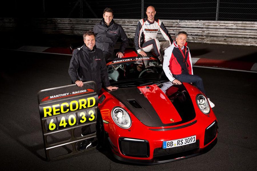 Porsche 911 GT2 RS Nurburgring record November 2018 3