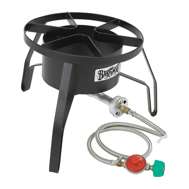Bayou Classic propane burner for deep frying turkey