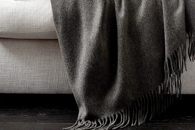 RH 555-Gram Cashmere Throw.