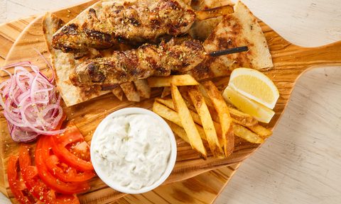 Saloniki Grilled Chicken Souvlaki