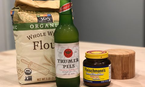 sourdough pilsner beer bread
