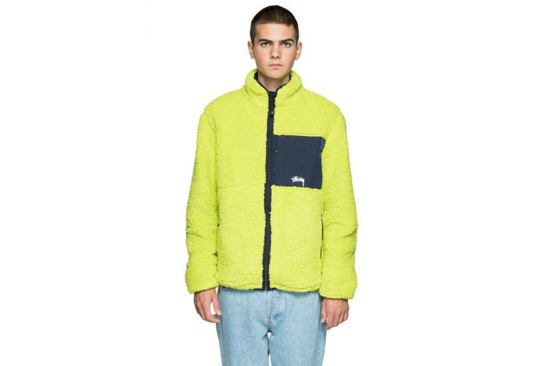 St&uuml;ssy Reversible Micro Fleece Jacket