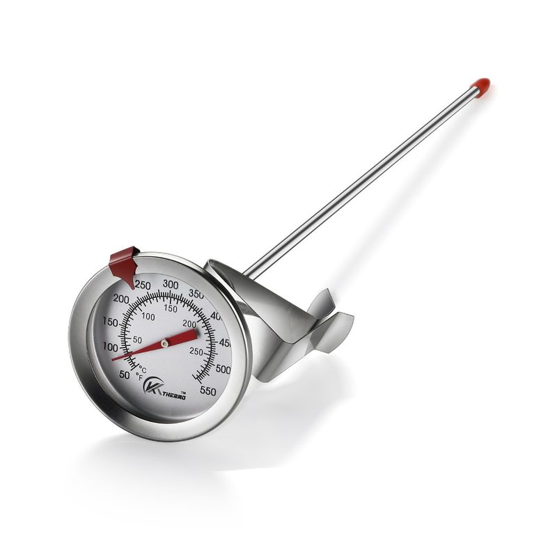 KT Thermo deep-fry thermometer - 12 inches stainless steel
