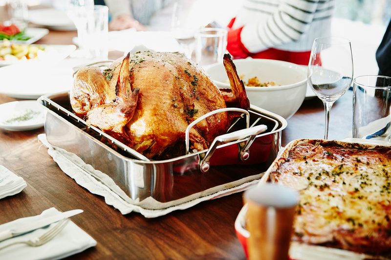thanksgiving turkey served