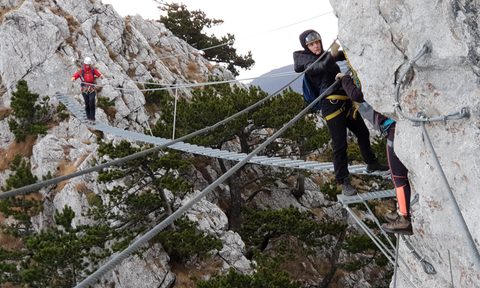 via ferrata berim kosovo outdoor in