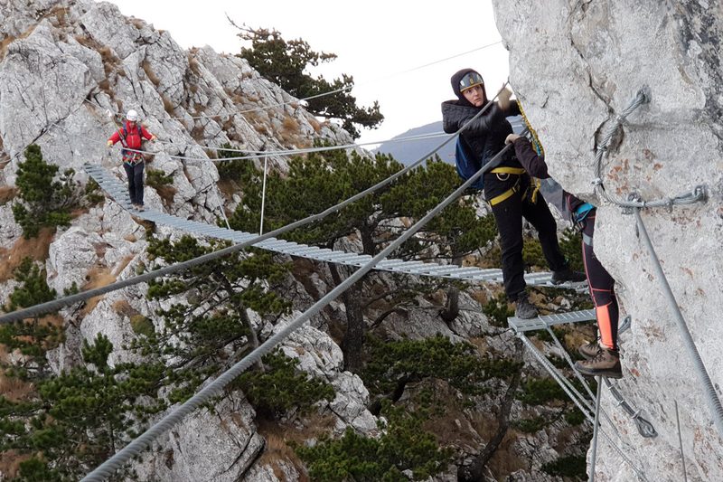 via ferrata berim kosovo outdoor in