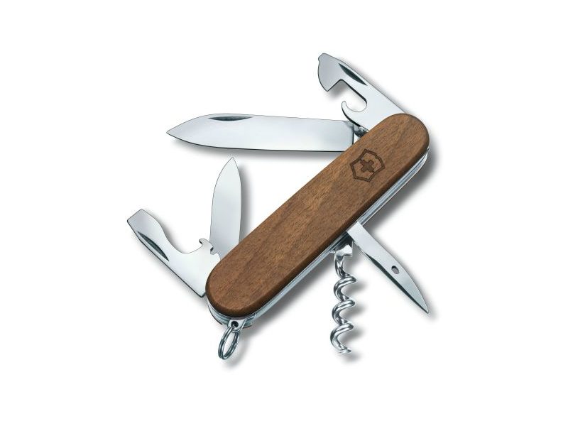 A Victorinox Spartan Wood Swiss Army Knife.