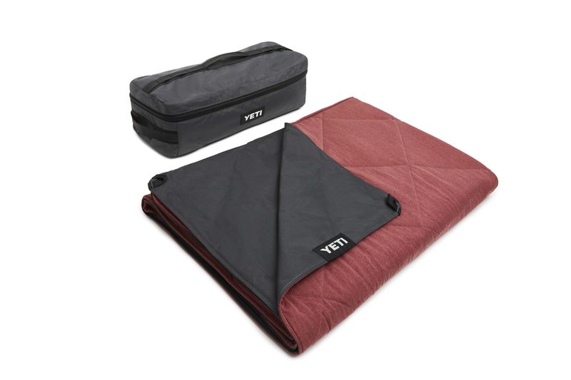 Yeti Lowlands Blanket on a white background.