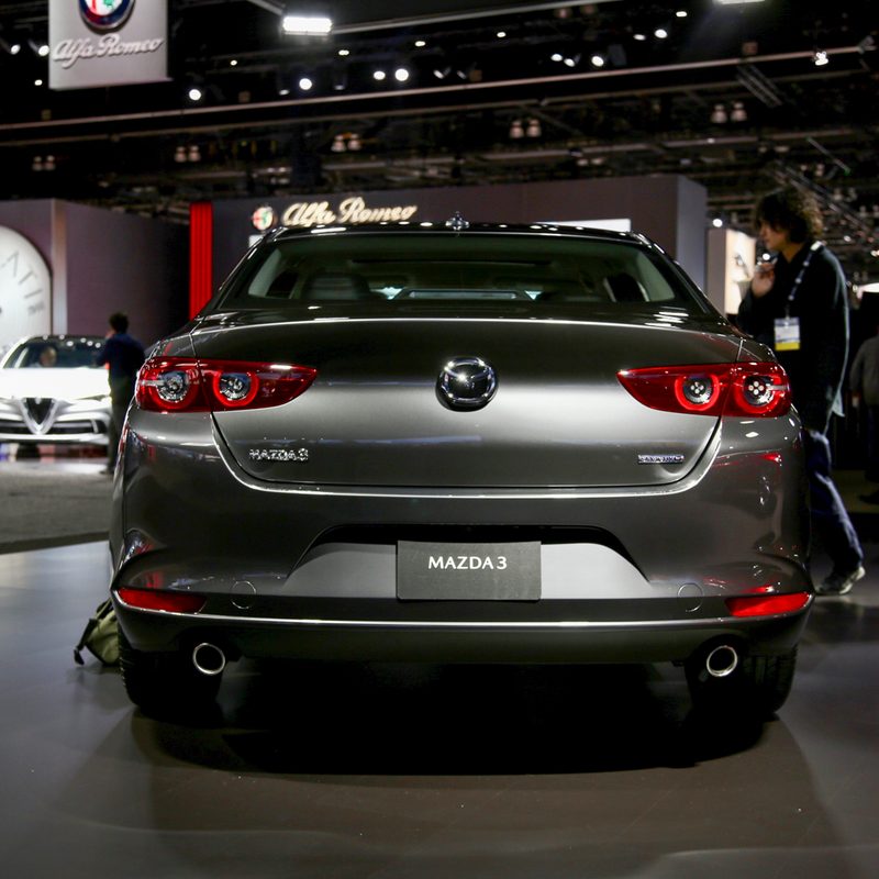 biggest reveals la auto show 2018 2019 mazda 3 sedan and hatchback 12
