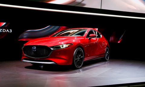 biggest reveals la auto show 2018 2019 mazda 3 sedan and hatchback featurejpg