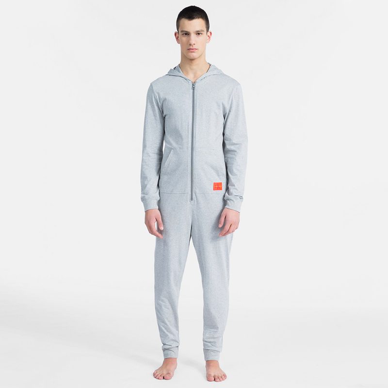 Calvin Klein Monogram Logo Lounge Zip Hoodie