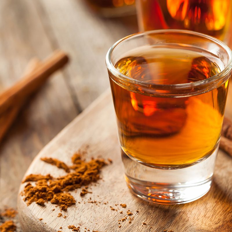 cinnamon whiskey glass