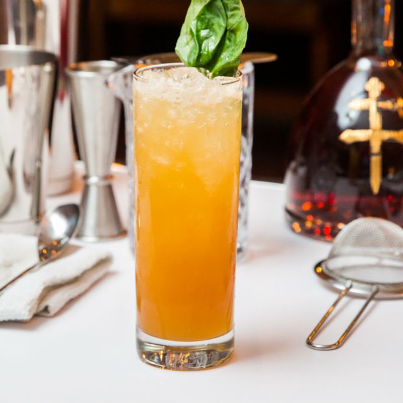 dusse cognac julep cocktail