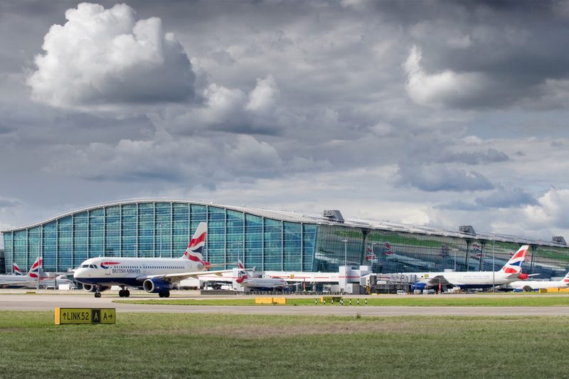 A view of London Heathrow Airport.