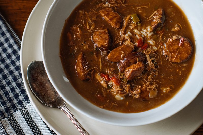 Isaac Toups Chasing the Gator Book Chicken and Sausage Gumbo
