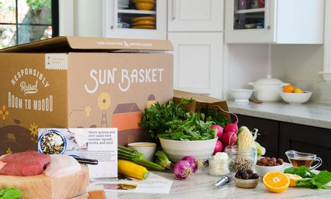Sun Basket meal kit.