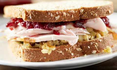turkey sandwich holiday leftovers