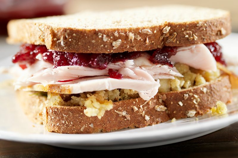 turkey sandwich holiday leftovers