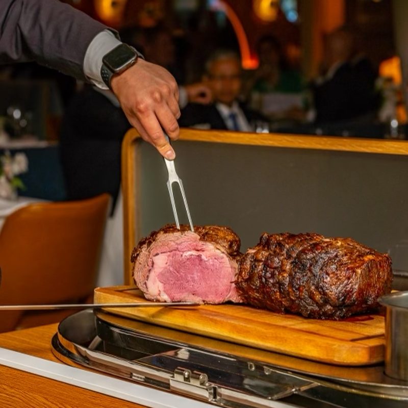 Table side prime rib Monterey NYC