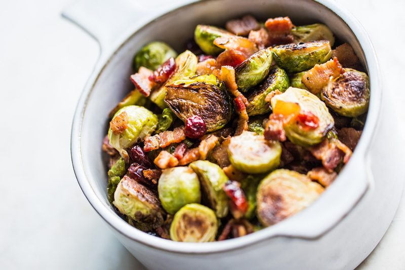 Brussels Sprouts with Pork Bacon Porter Road