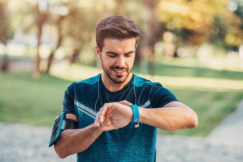 exercise running workout phone app watch headphones