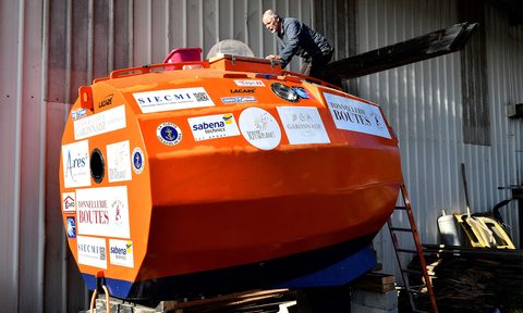 jean jacques savin barrel atlantic ocean crossing the in an orange 1 getty images