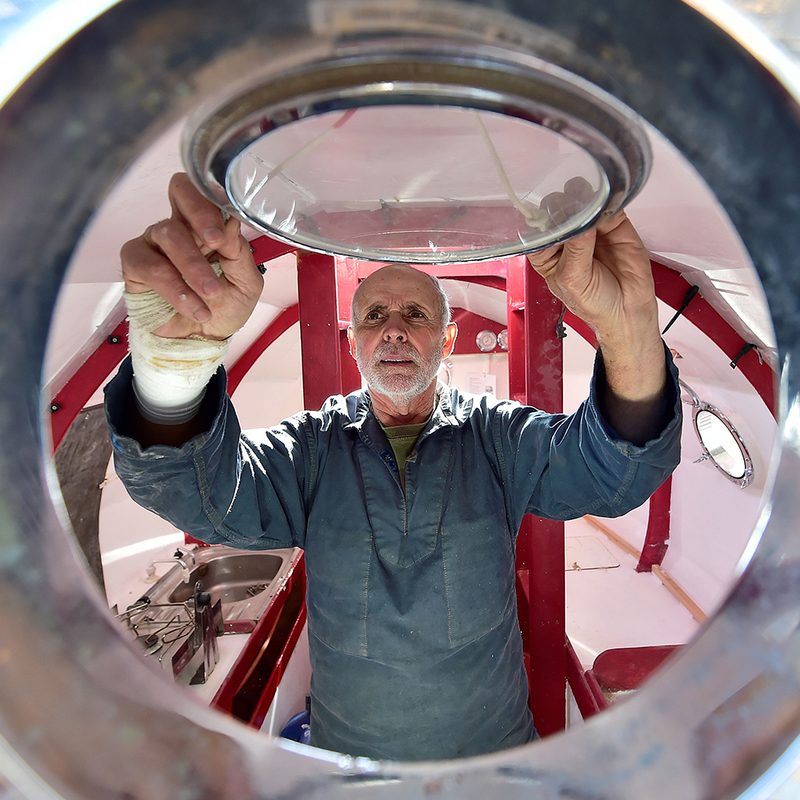 jean jacques savin barrel atlantic ocean crossing the in an orange 2 getty images