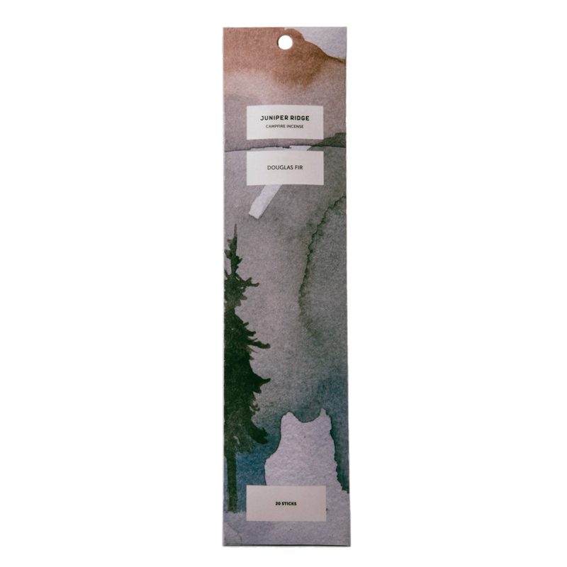 A pack of Juniper Ridge Douglas Fir Incense on a white background.
