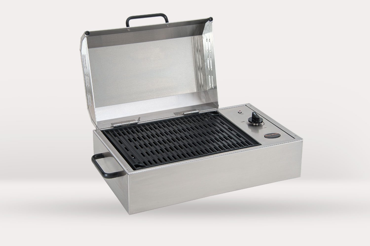 Kenyon City Grill isolated on a plain white studio background.
