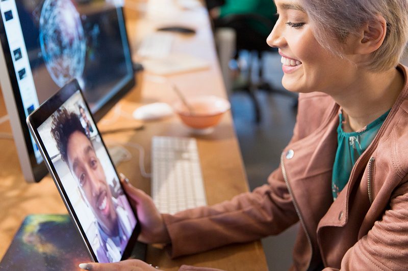 long distance relationship video chat