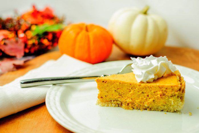 PUMPKIN QUINOA CHEESECAKE