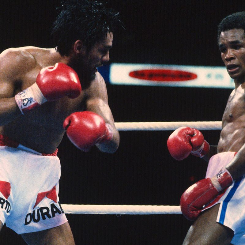 Roberto Duran II Sugar Ray Leonard 1980